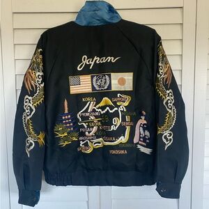 VINTAGE SUKAJAN Reversible Jacket